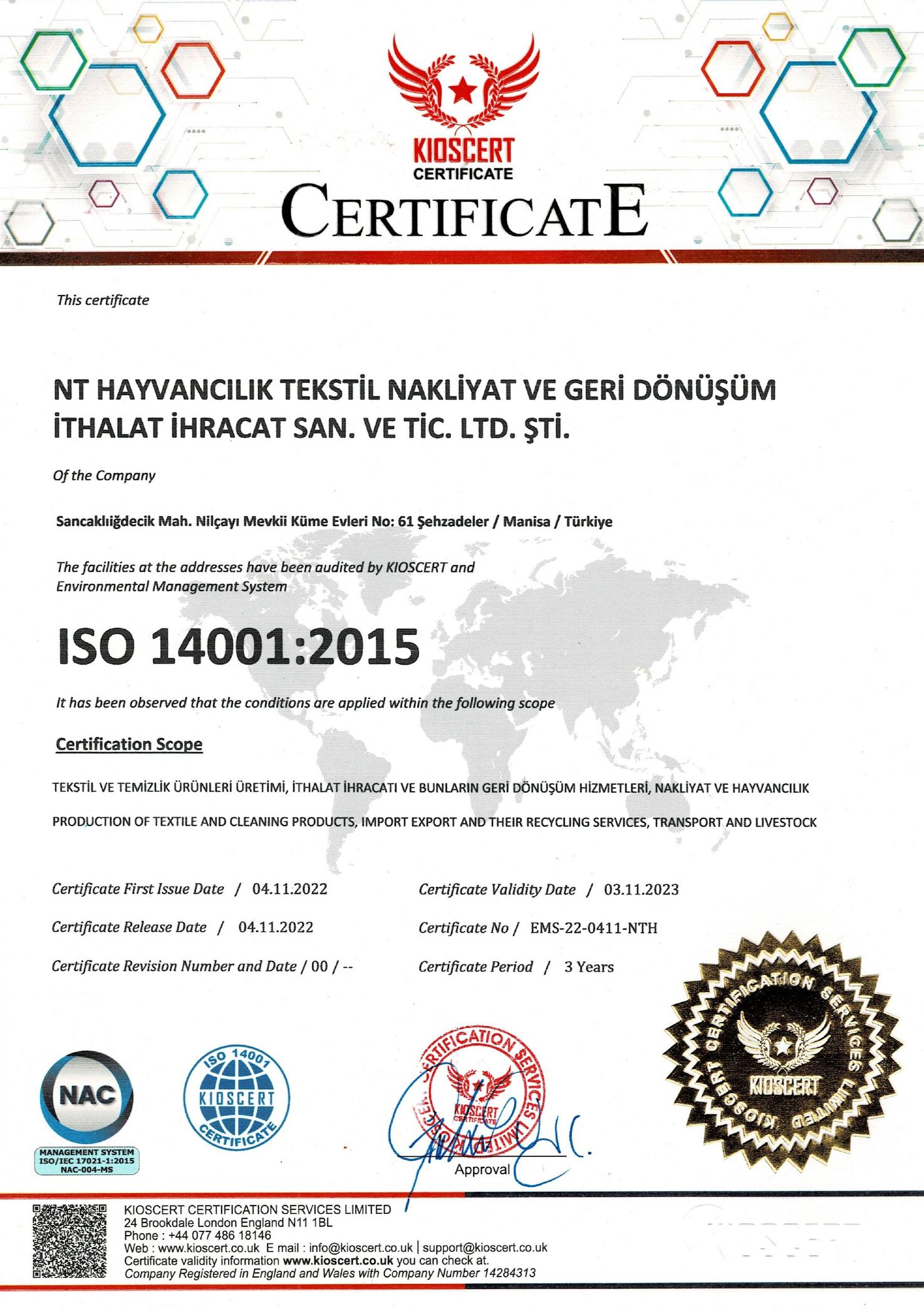 Natural Ticaret ek belge